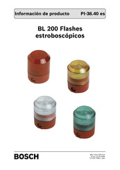 Bosch BL 200 Manual De Instrucciones