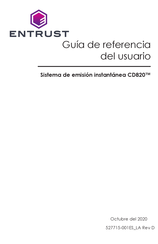 Entrust CD820 Guía De Referencia Del Usuario