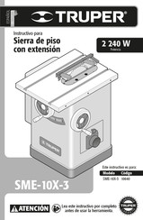 Truper SME-10X-3 Manual Del Usuario