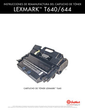 Uninet LEXMARK T644 Manual De Instrucciones