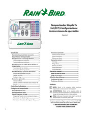 Rain Bird SST-900i Configuración Y Instrucciones De Operación