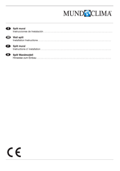 mundoclima RG51M2/CE Instrucciones De Instalación