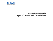 Epson SureColor P700 Manual Del Usuario