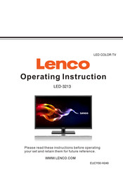 Lenco LED-3213 Instrucciones De Operación