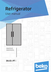 Beko GN163121 Manual Del Usuario