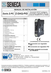 Seneca Z-PC Serie Manual De Instalación