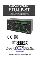 Seneca RTU-LP-ST Manual De Instalación