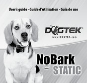 Dogtek NoBark STATIC Guía De Uso