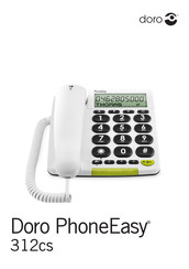 Doro PhoneEasy 312cs Manual De Instrucciones