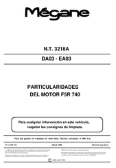 MEGANE F5R 740 Manual De Instrucciones