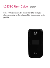 LG 235C Manual De Instrucciones