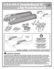 Yakima Big PowderHound SE Manual De Instrucciones