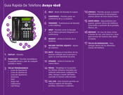 Avaya 1608 Guía Rápida