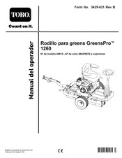 Toro GreensPro 1260 Manual Del Operador