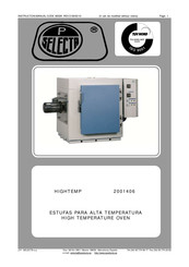 Selecta 2001406 Manual De Instrucciones