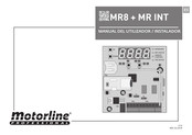 Motorline professional MR8 + MR INT Manual Del Utilizador/Instalador