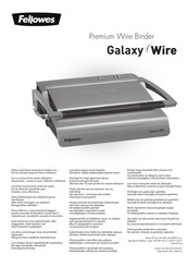 Fellowes Galaxy Wire Manual De Instrucciones