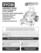 Ryobi RY48ZTR75 Guía De Armado