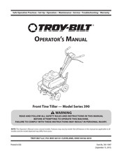 Troy-Bilt 390 Serie Manual Del Operador