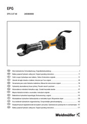 Weidmuller EPG CUT 40 Manual De Instrucciones Original