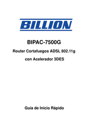 Billion BIPAC-7500G Guia De Inicio Rapido