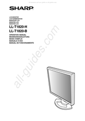 Sharp LL-T1820-H Manual De Funcionamiento