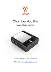 Vesta Precision Chamber Vac Elite Manual Del Usuario