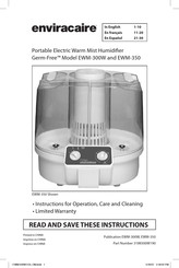 Enviracaire Germ-Free EWM-300W Manual De Instrucciones