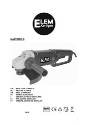 Elem Co-Ligne MAX2300K-G Manual De Instrucciones