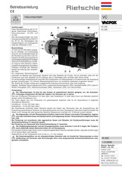 Rietschle VACFOX VC Serie Manual De Instrucciones