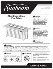 Sunbeam 9710 Manual De Instrucciones