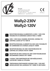 V2 Wally2-230V Manual De Instrucciones