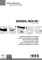 Stobag SKIROSOL SRCK 601 Instrucciones Y Advertencias Para El Instalador