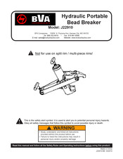 BVA Hydraulics J22910 Manual De Instrucciones