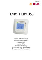 Fenix THERM 350 Instrucciones Para La Instalación