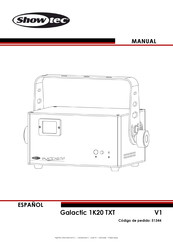 SHOWTEC Galactic 1K20 TXT Manual Del Usario