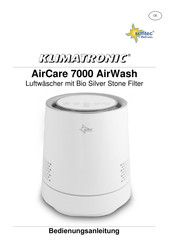 Suntec Wellness KLIMATRONIC AirCare 7000 AirWash Manual Del Usuario