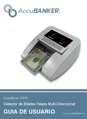 AccuBANKER QuadScan D470 Guía De Usuario