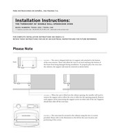 TurboChef TDO30 Serie Instrucciones De Instalación