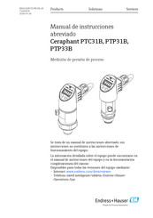 Endress+Hauser Ceraphant PTC31B Manual De Instrucciones