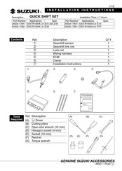 Suzuki 25502-1783 Guia De Inicio Rapido