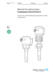 Endress+Hauser Condumax CLS13 Manual De Instrucciones