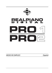 Generalmusic REALPIANO DIGITAL PRO 2 Modo De Empleo