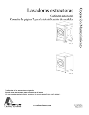 Alliance Laundry Systems SXN075 Manual De Operación Y Mantenimeinto