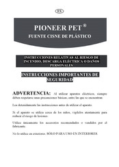 PIONEER PET CISNE Manual Del Usuario