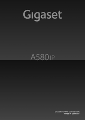 Gigaset A580 IP Manual Del Usuario