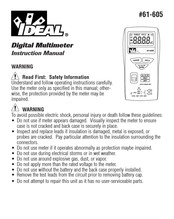 Ideal 61-605 Manual De Instrucciones