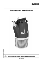 Sulzer XJ 900 Instrucciones De Puesta En Marcha Y Funcionamiento