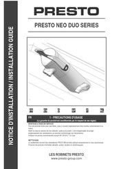 Presto NEO DUO Serie Manual Del Usuario