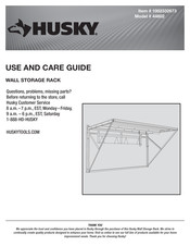 Husky 1002332673 Guía De Uso Y Mantenimiento